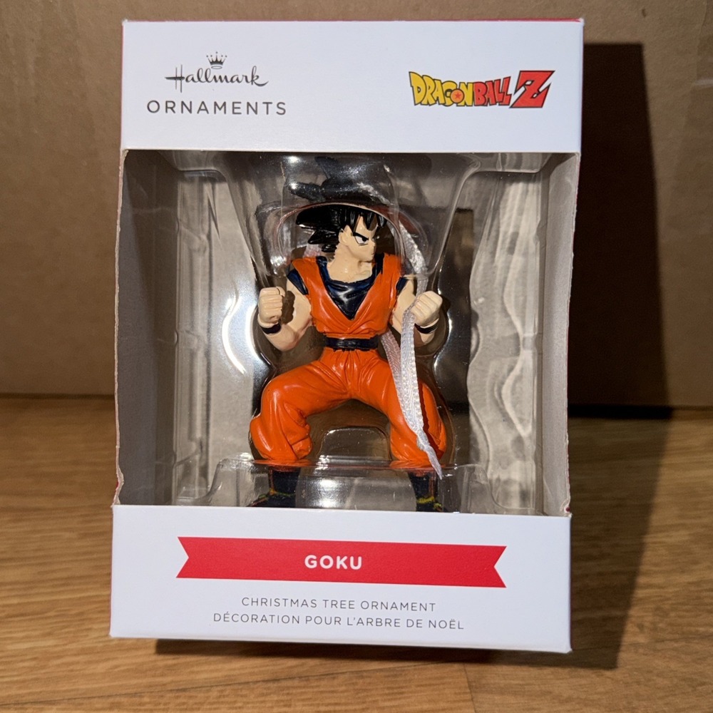 New Dragon Ball Z Saiyan Saga GOKU- Hallmark Christmas Tree Ornament Decor
